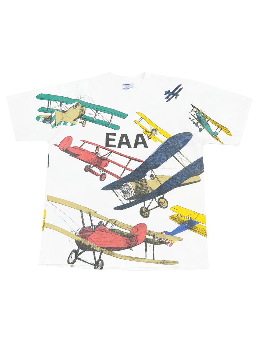 90's All Sport ''EAA'' オールオーバープリントTシャツ 表記(XL) USA製
