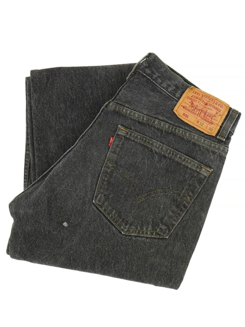 90's Levi's 501 ブラック デニムパンツ 表記(W32 L30) USA製
