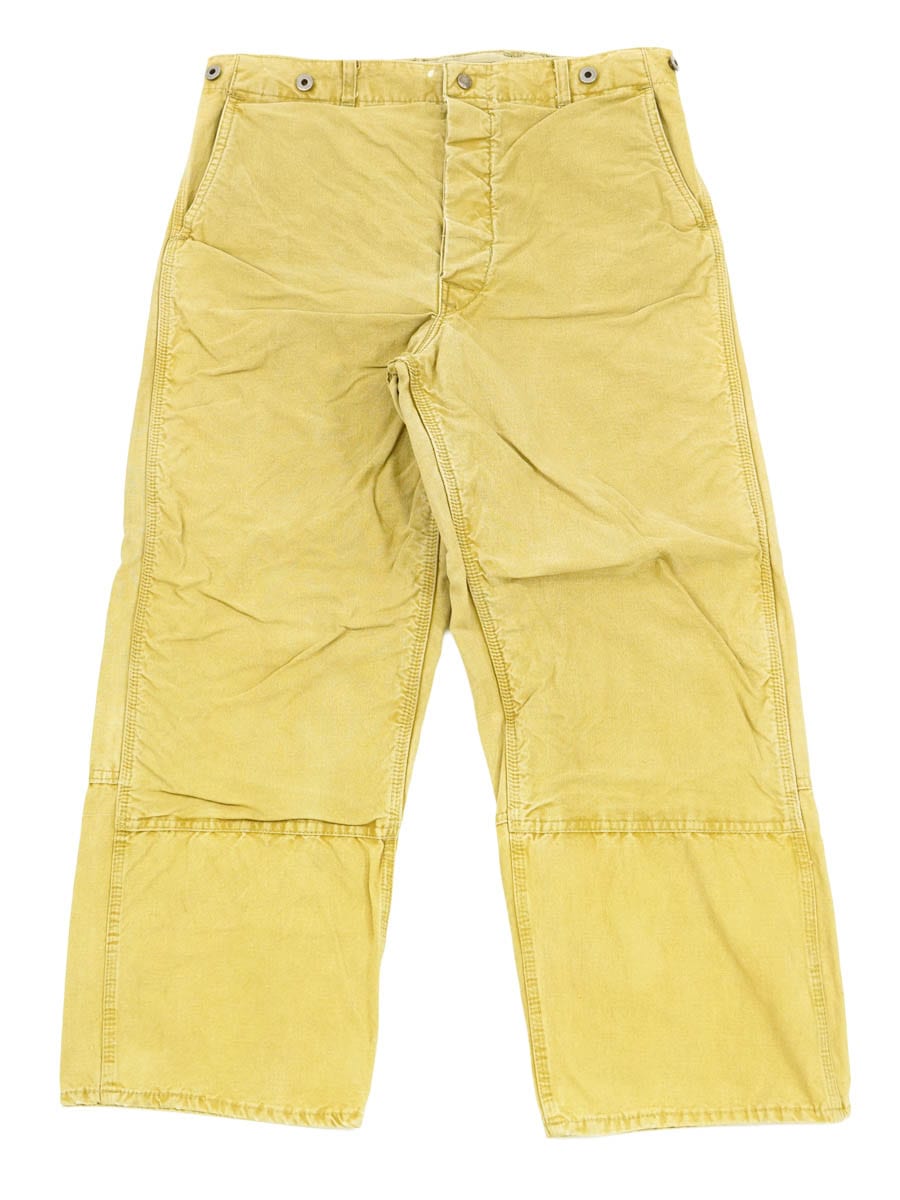 50's PIONEER BRAND サスペンダーボタン ダックロガーパンツ 実寸(W36 L27)