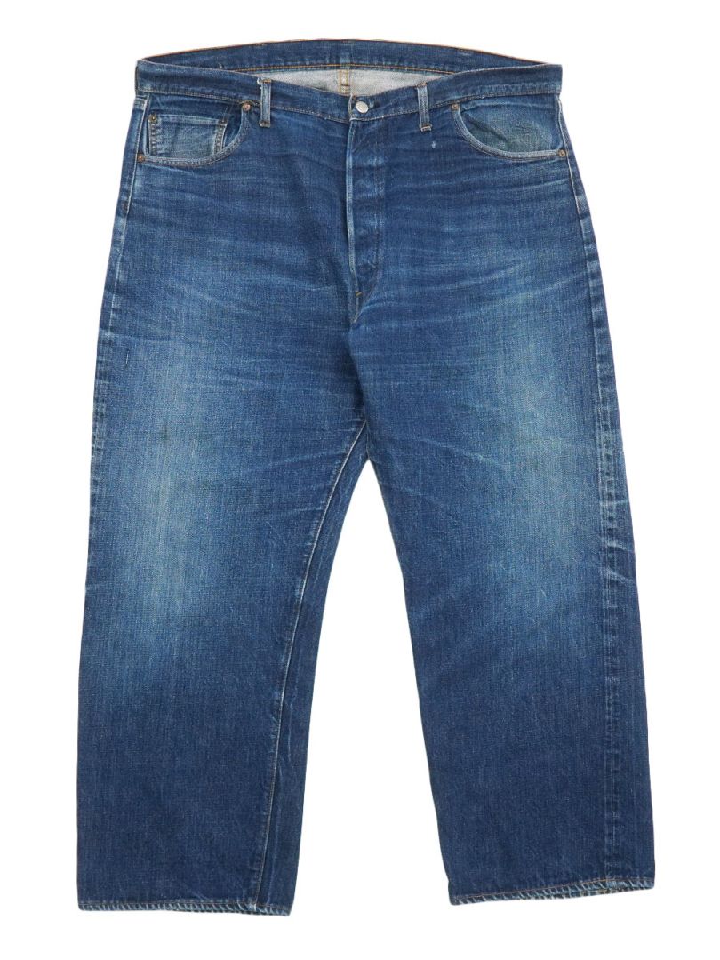 60's Levi's 501 BIG-E デニムパンツ ヒゲ 良色落ち 実寸(43x28位