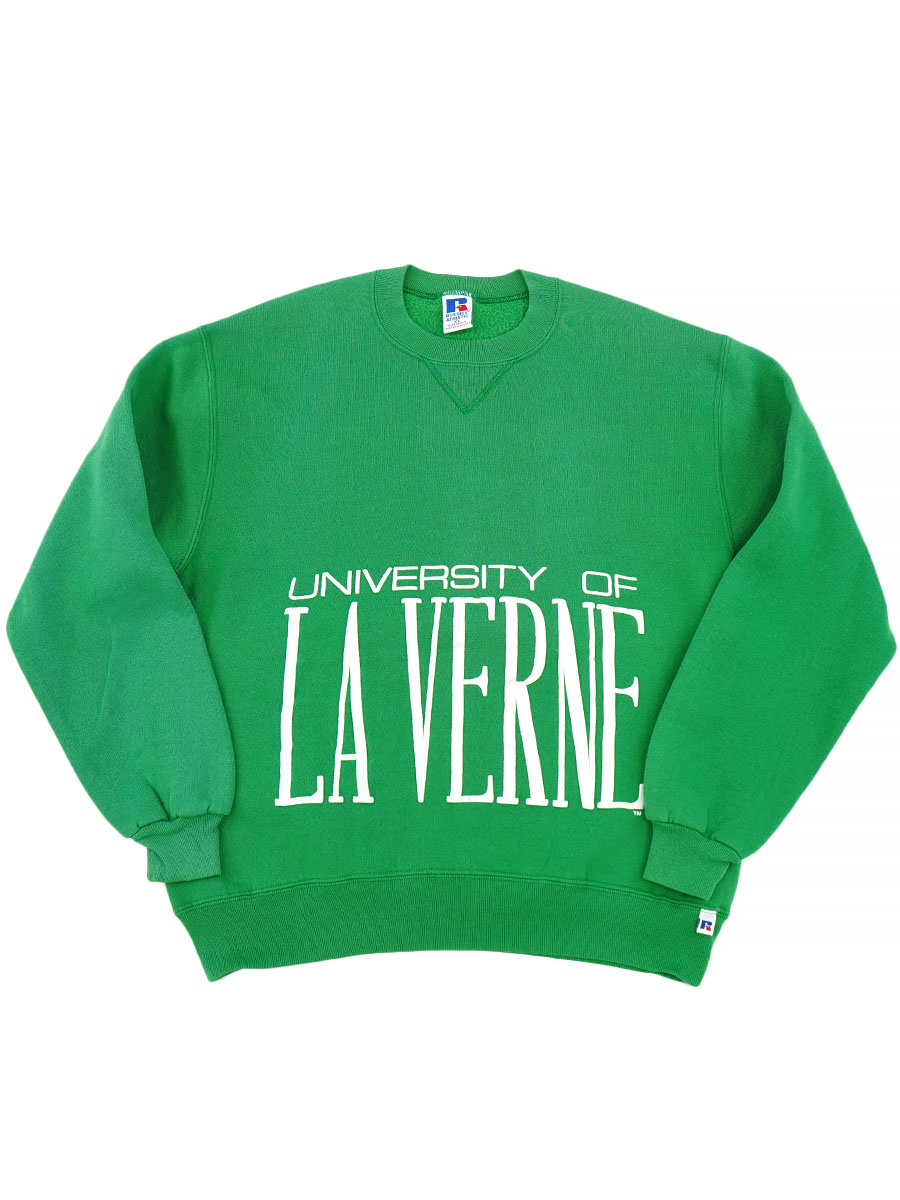 90's RUSSELL ATHLETIC 前V ''UNIVERSITY OF LAVERNE'' スウェット