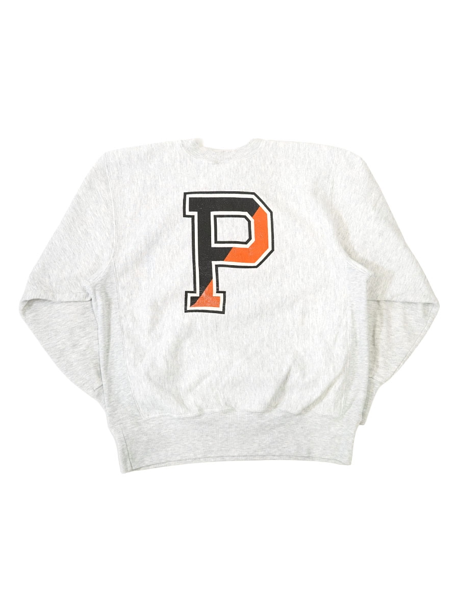 90's RUGGED SWEATS ''PRINCETON'' 両面プリント クルーネック
