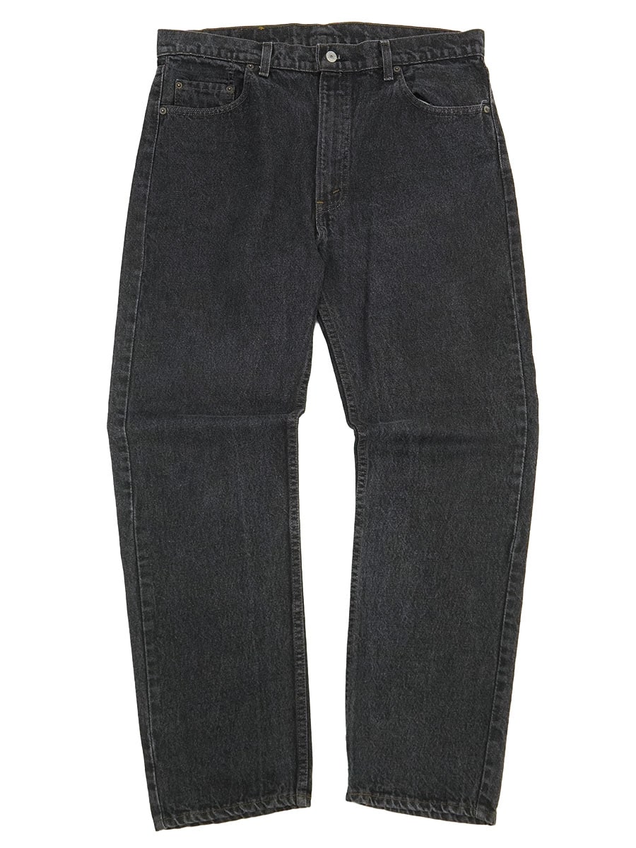 80's LEVI'S 505-0259 先染めブラック デニムパンツ 表記(W38 L32) USA製