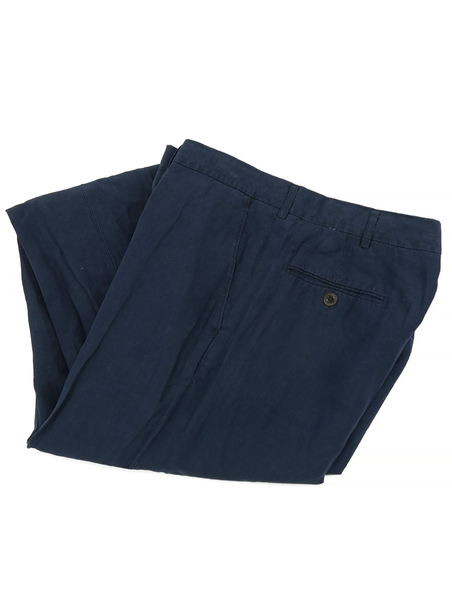 Ralph lauren リネンシルク　スラックス　ブラック　W36L30 ラルフローレン リネン×シルク スラックス ネイビー 表記(W35 L32