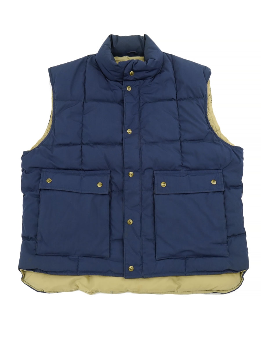 黒タグEddie Bauer blizzard master ダウンベスト XL 80's 黒タグ Eddie Bauer Blizzard Master ベスト ネイビー 表記(XL