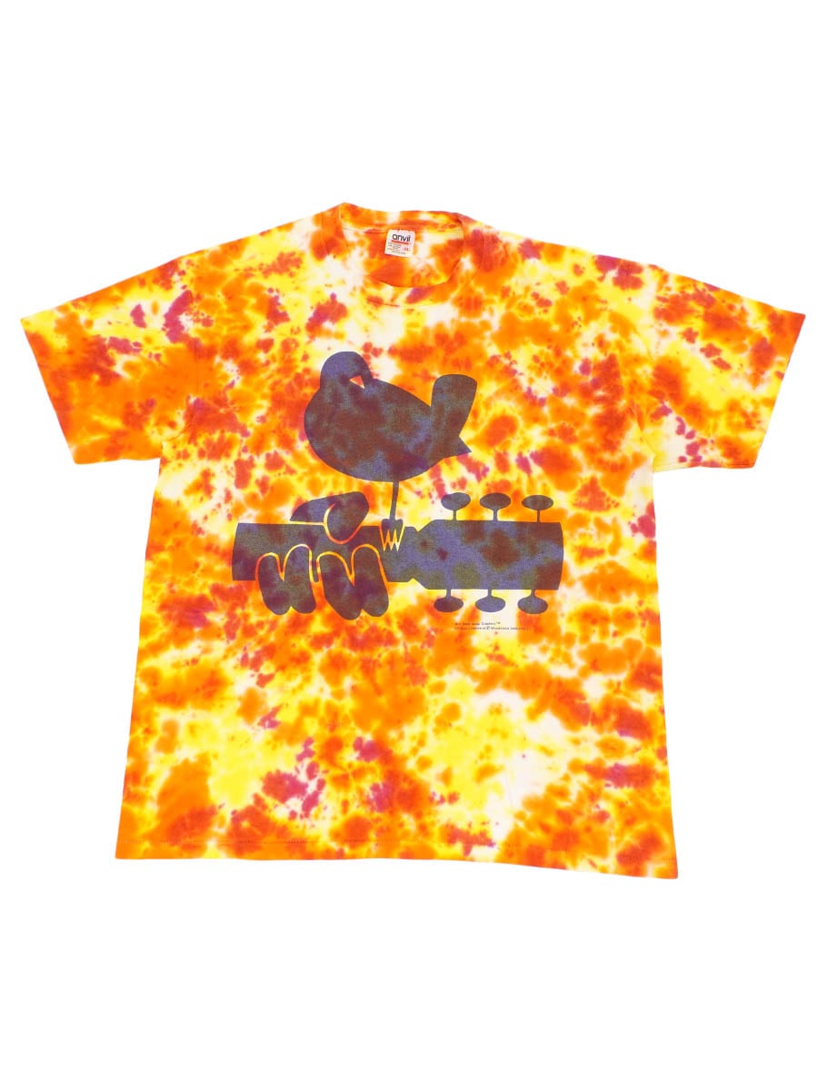 90's anvil ''WOODSTOCK 1994'' 両面プリント タイダイTシャツ 表記(XL) USA製