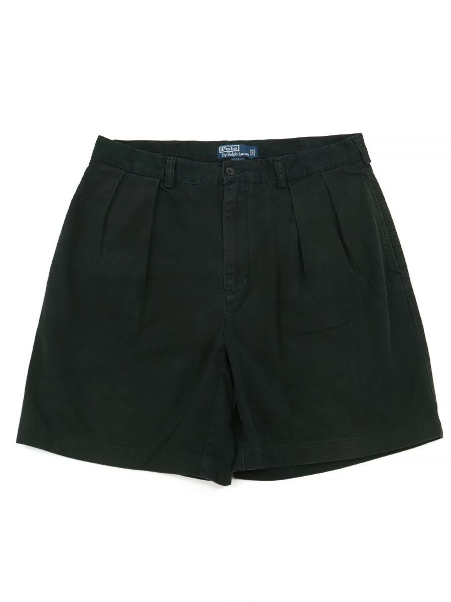 ラルフローレン 2タック チノショーツ BLK 表記(34) TYLER SHORT | NEW