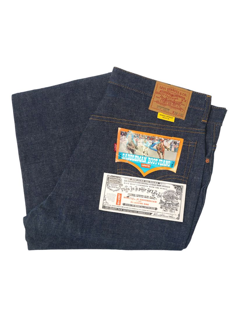 70's Levi's 517 シングル デニムパンツ 濃紺 表記(W38 L30) フラッシャー付きNOS