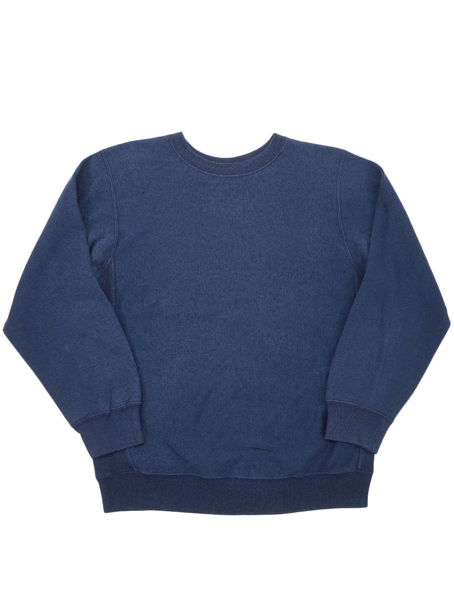 80's the gap by Champion 無地ネイビー RWタイプスウェット 表記(M) Wネーム！