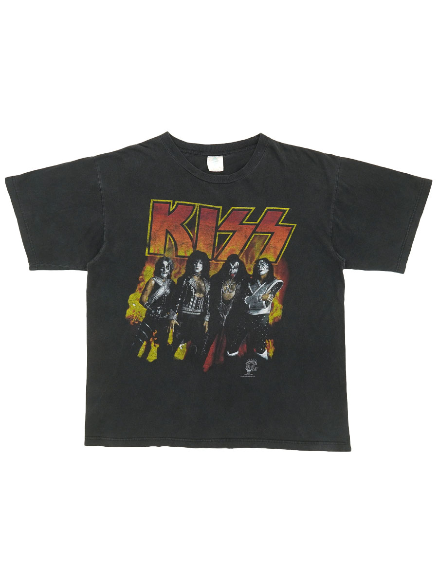 90's Tour champ KISS ''ALIVE/WORLDWIDE '96 '97'' 両面プリント Tシャツ ブラック 表記(XL)