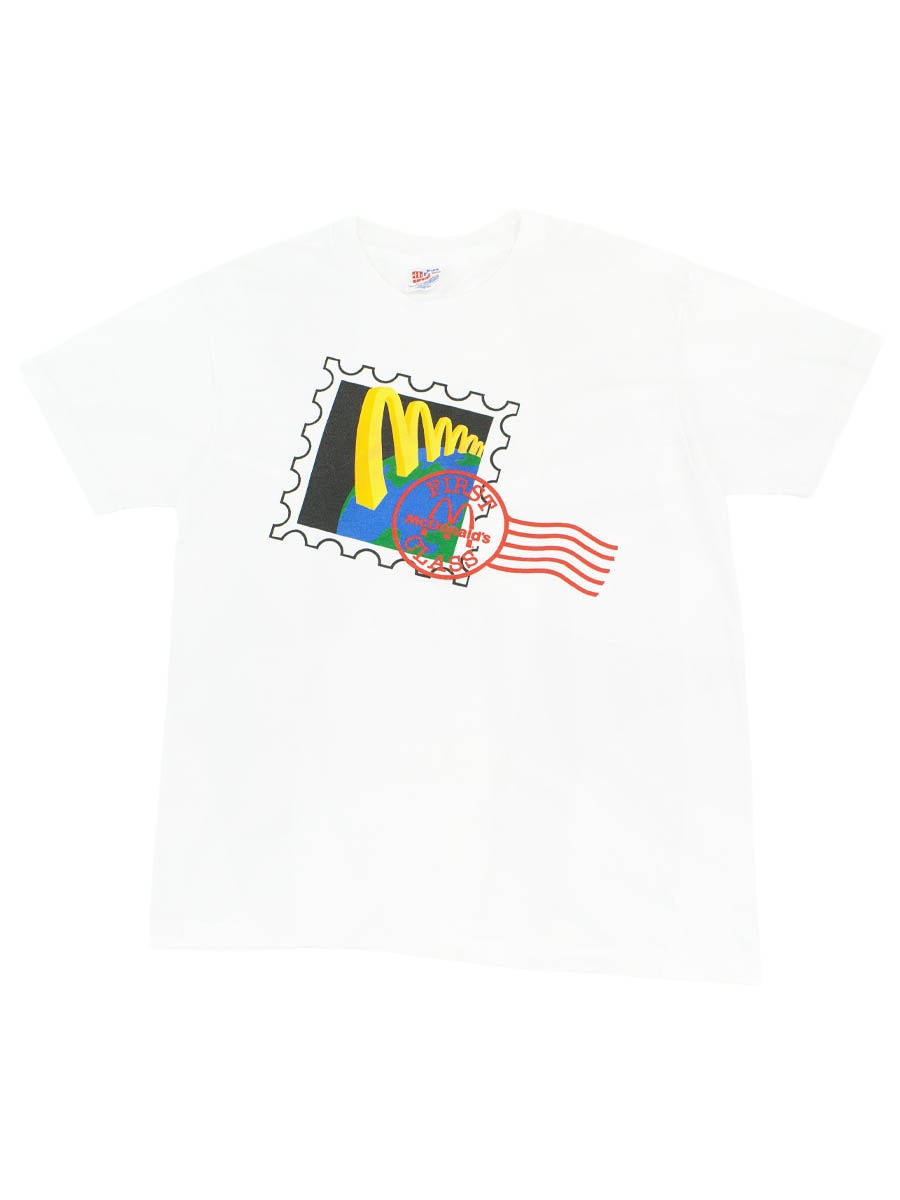90's Hanes ''Mc Donald's FIRST CLASS'' Tシャツ 表記(L) USA製