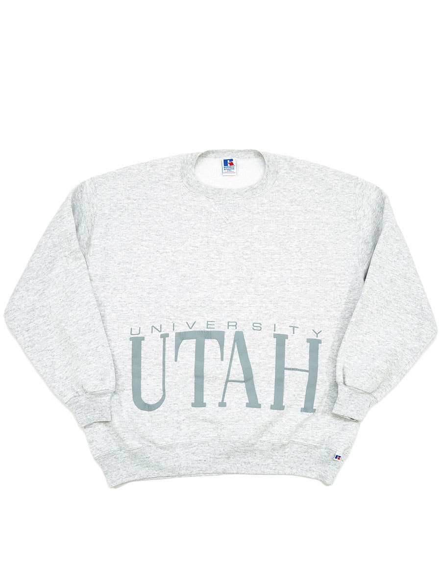 90's RUSSELL ATHLETIC 前V ''UNIVERSITY UTAH'' セットインスリーブ