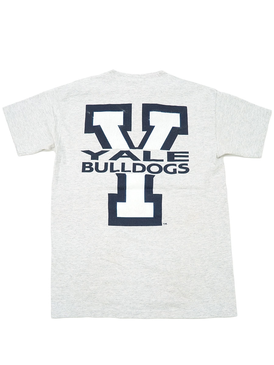 90's Philadelphia T shirt museum ''YALE BULLDOGS'' 両面プリントTシャツ 表記(L) USA製
