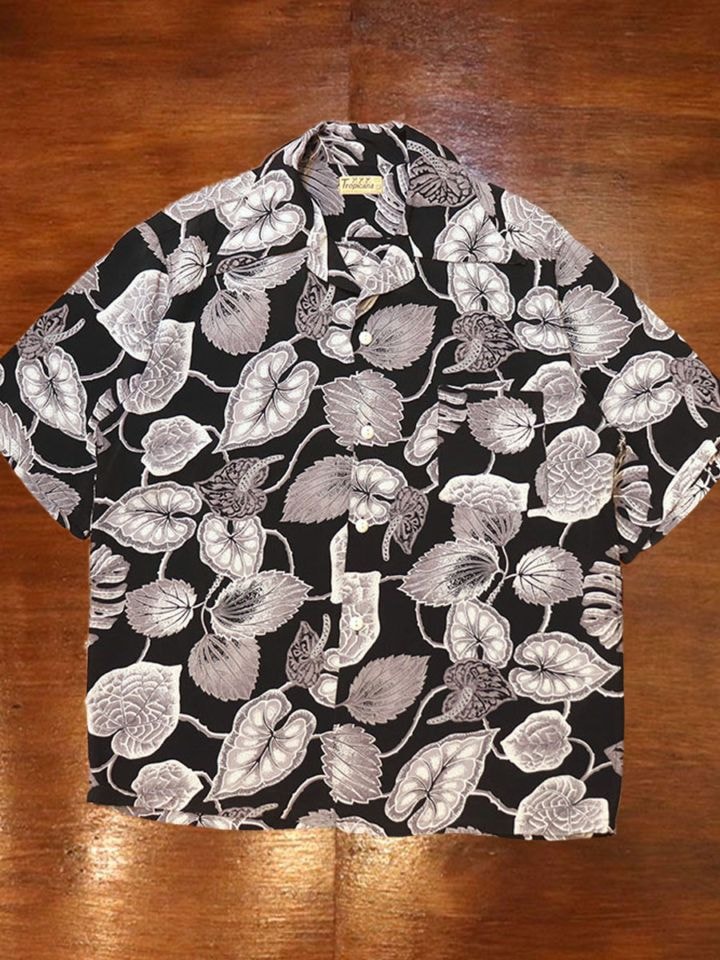 1950s HAWAIIAN SHIRT , Size L