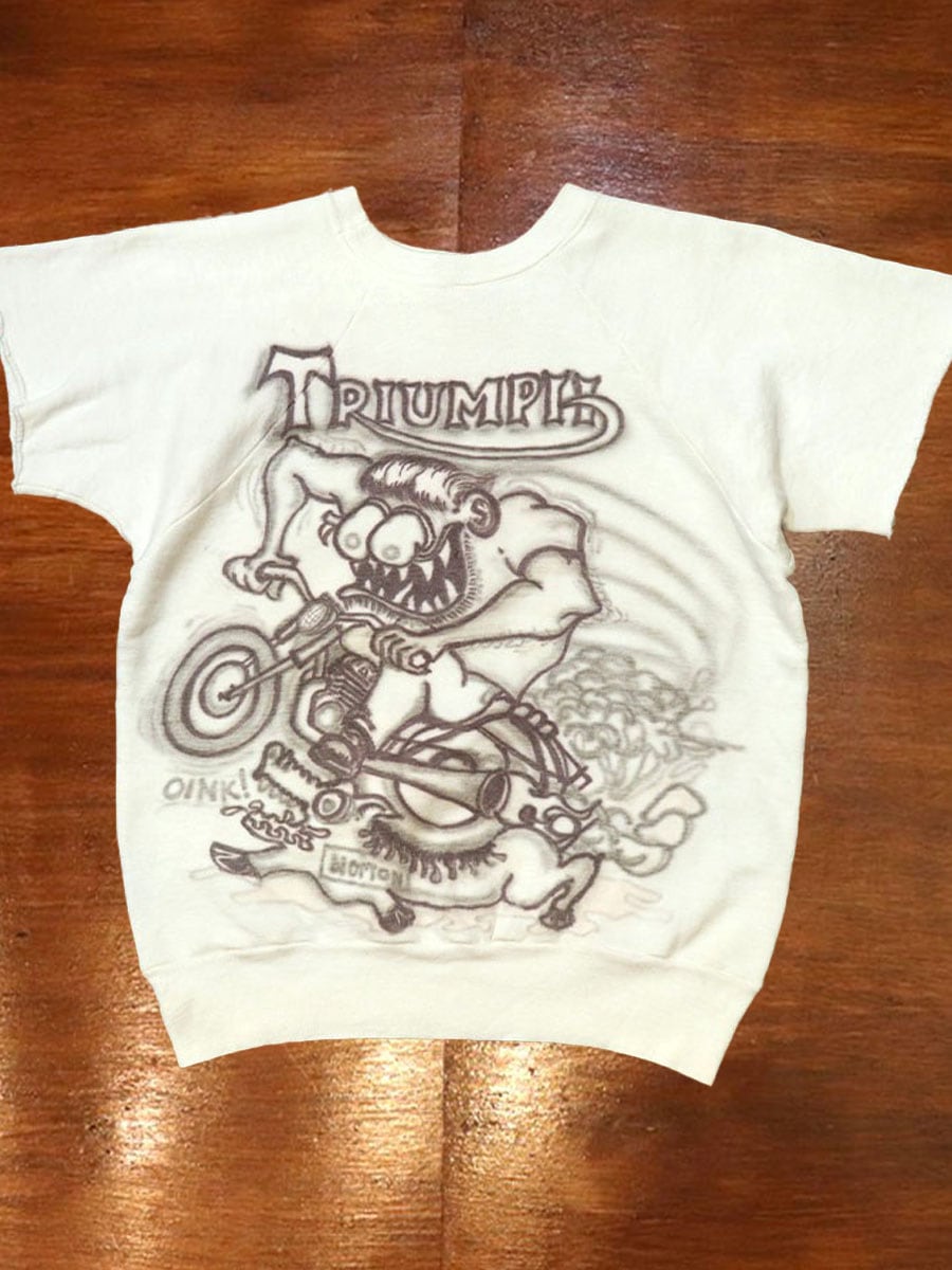1960s TRIUMPH , HAND PAINT , Size M