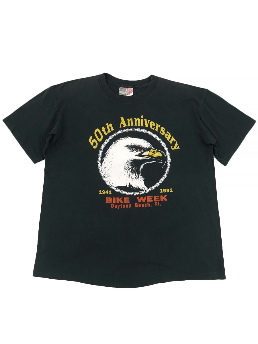 90's DIVISION 1 ''DAYTONA BIKE WEEK 50TH ANNIV.'' Tシャツ 表記(L) USA製