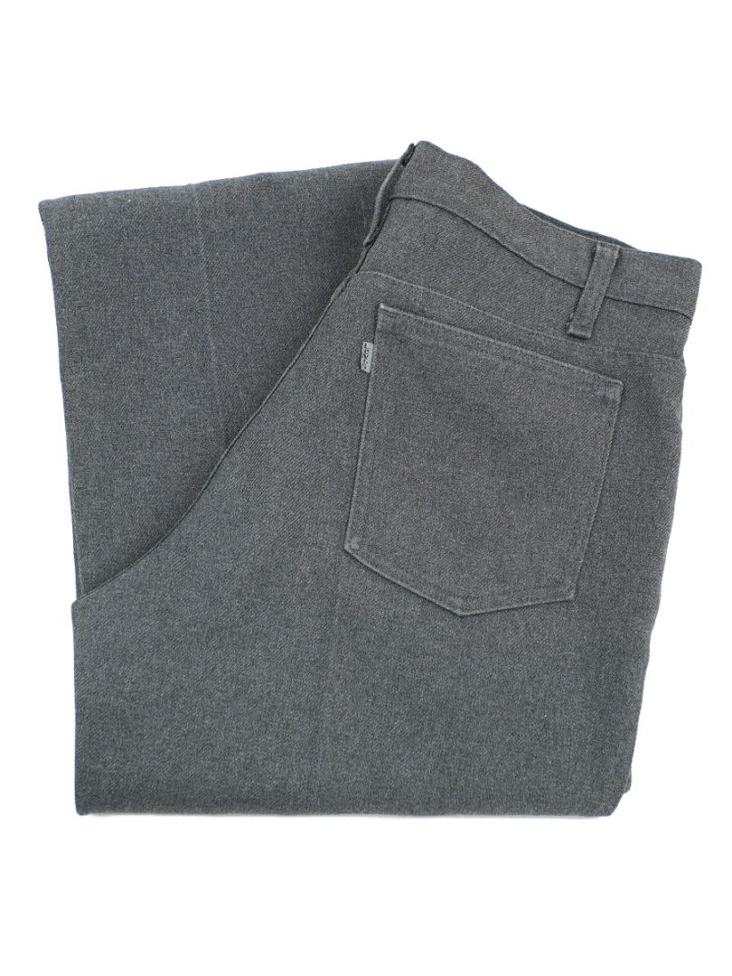 80's～ Levi's ポリパンツ グレー 表記(W33 L32) USA製