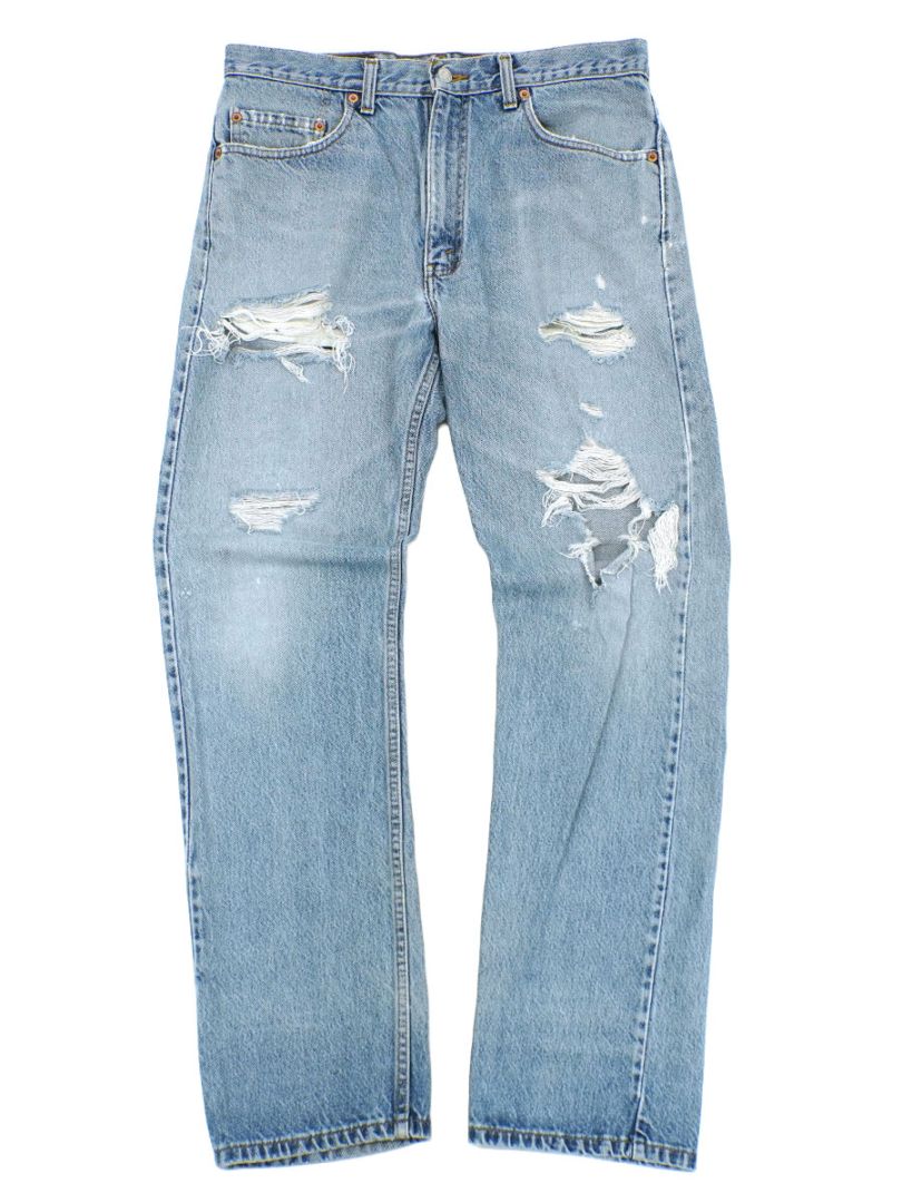 90's～ Levi's 505 デニムパンツ クラッシュ 表記(W34 L32)