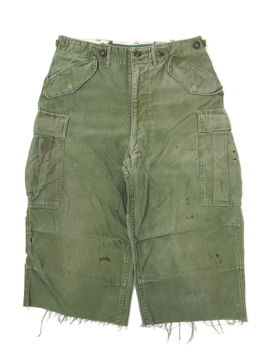 50's U.S.ARMY M-51 カットオフ フィールドパンツ 表記(SMALL-REGULAR)