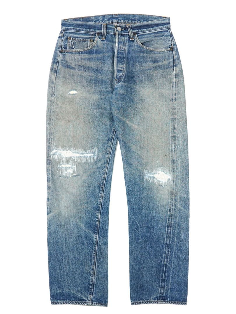 70's LEVI'S 501 66前期 デニムパンツ 味ありリペア 良雰囲気 表記(W32 L34)
