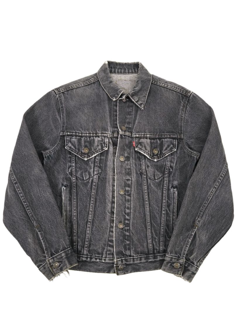 80's～ Levi's 70506 先染めブラック デニムジャケット 実寸(38位) USA