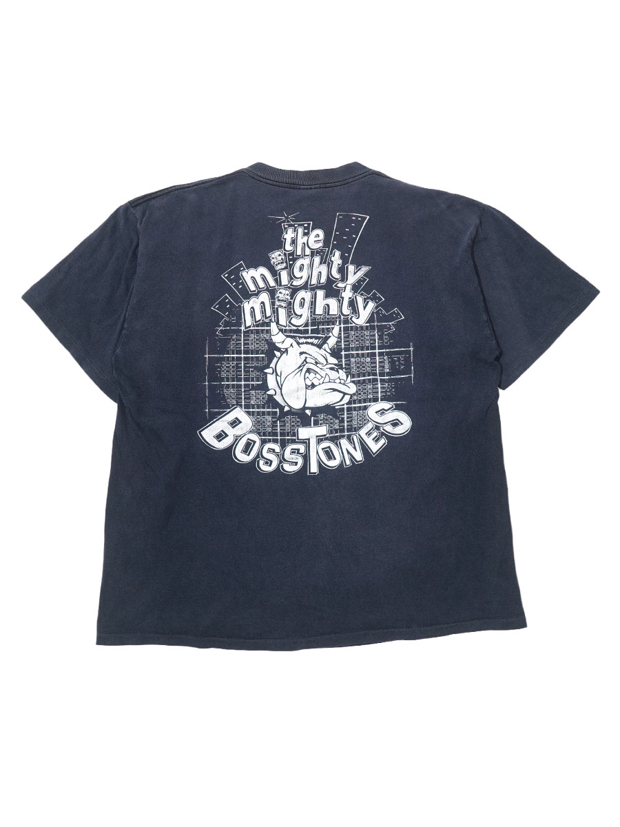 90's just say ROCK! ''The Mighty Mighty Bosstones'' 両面プリント Tシャツ ネイビー 表記(XL) USA製