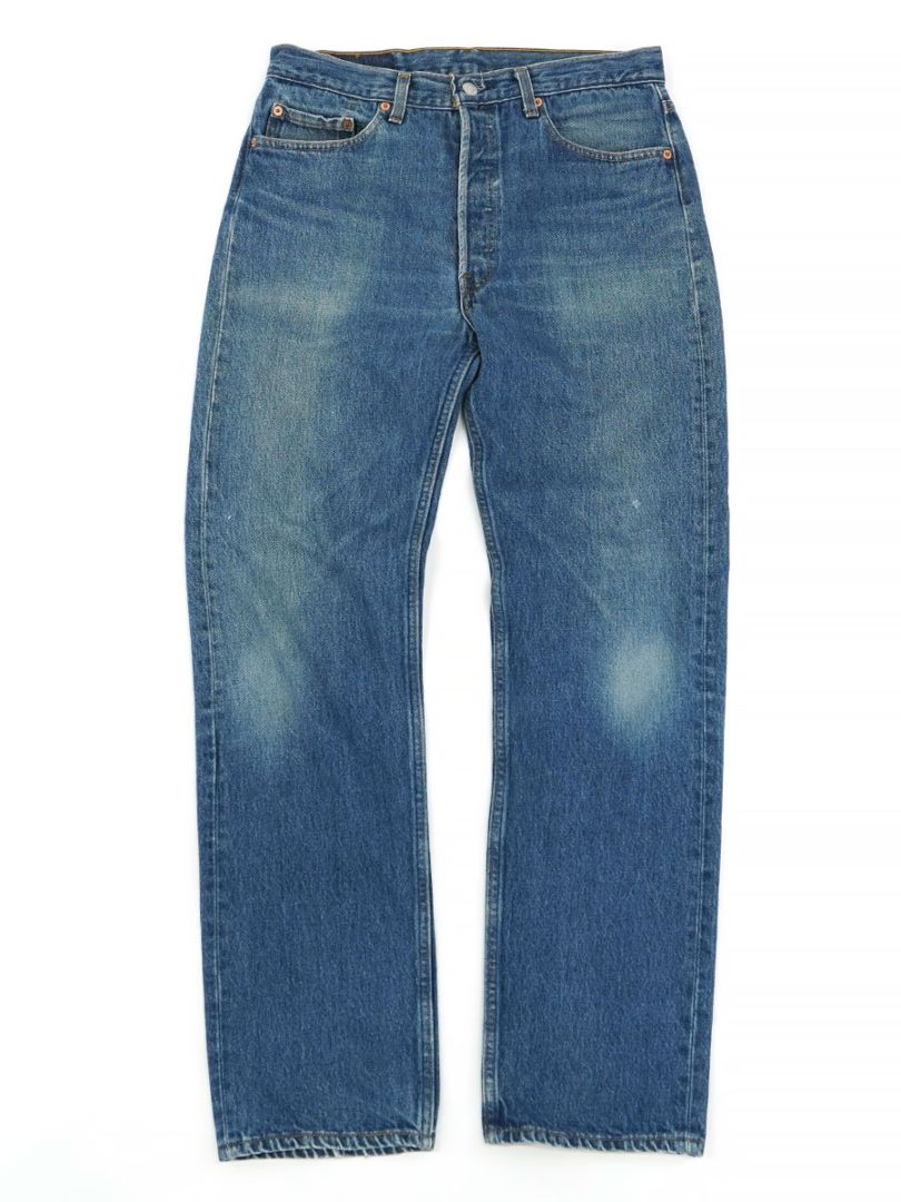 90's LEVI'S 501 デニムパンツ Rマークのみ赤タブ 表記(W33 L32) USA製