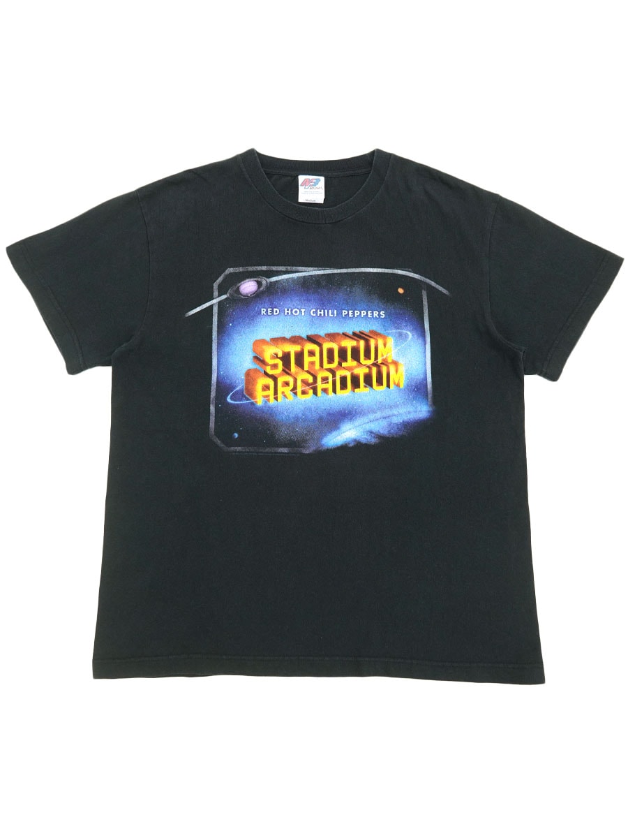 00's MATFIA'S RED HOT CHILI PEPPERS ''STADIUM ARCADIUM'' 両面プリント Tシャツ ブラック 表記(M)