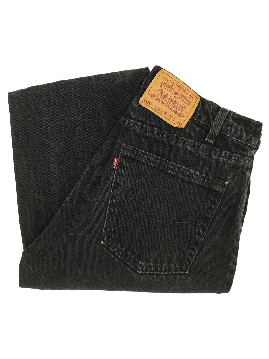 90's Levi's 505 ブラックデニムパンツ 表記(W34 L30) USA製