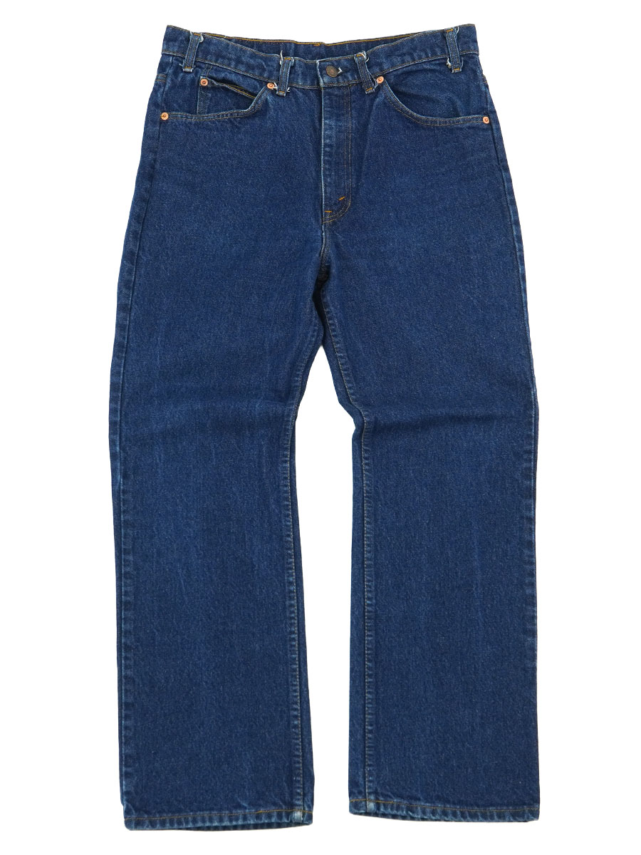 90's LEVI'S 517 ブーツカット デニムパンツ 濃青 表記(W34 L29) USA製