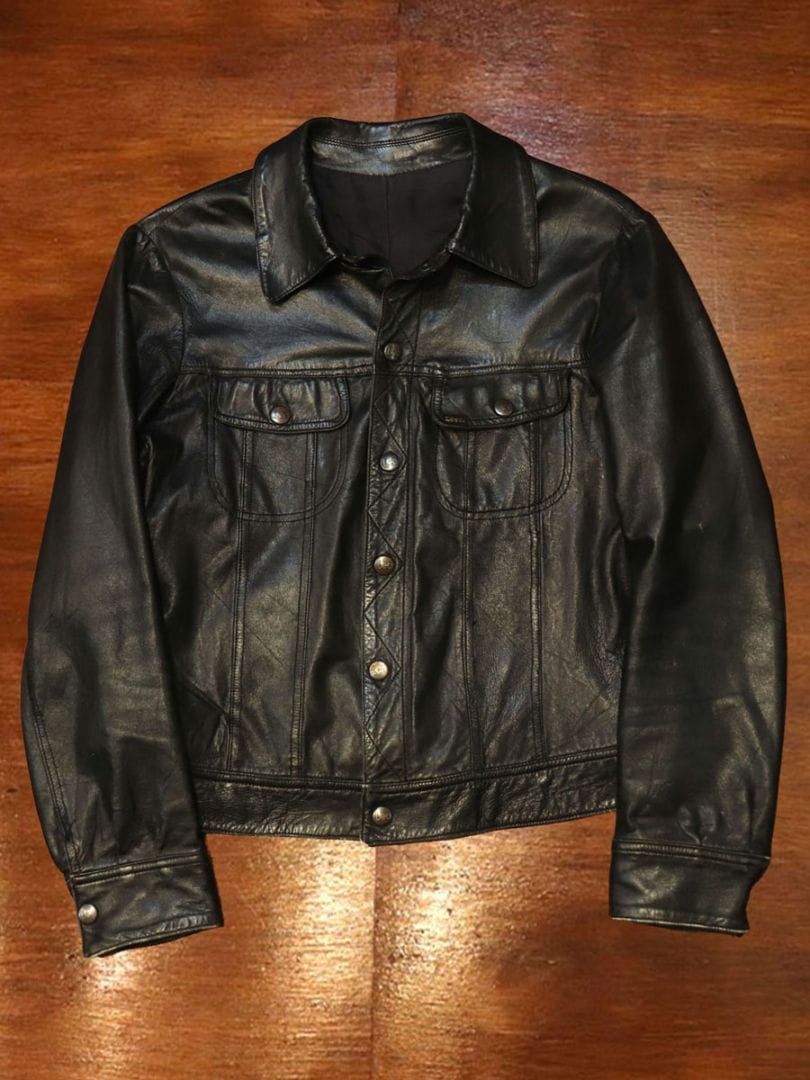 1970s Lee LEATHER , 101J Type , Size 38