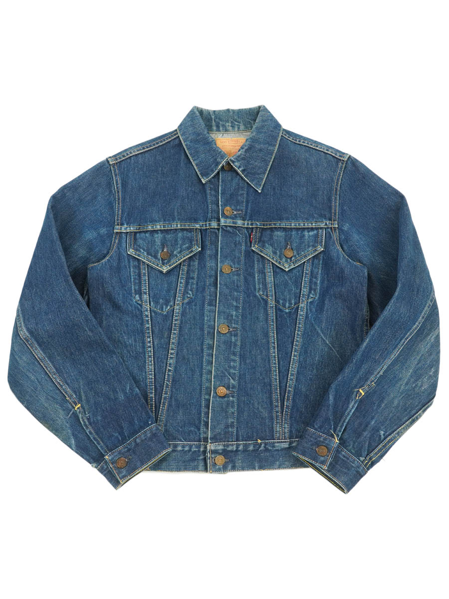 60's Levi's 558 BIG-E ロング丈 デニムジャケット 良雰囲気 表記(42