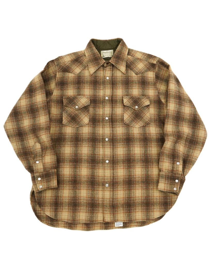 70's PENDLETON HIGH GRADE WESTERN WEAR ウール ウエスタンシャツ