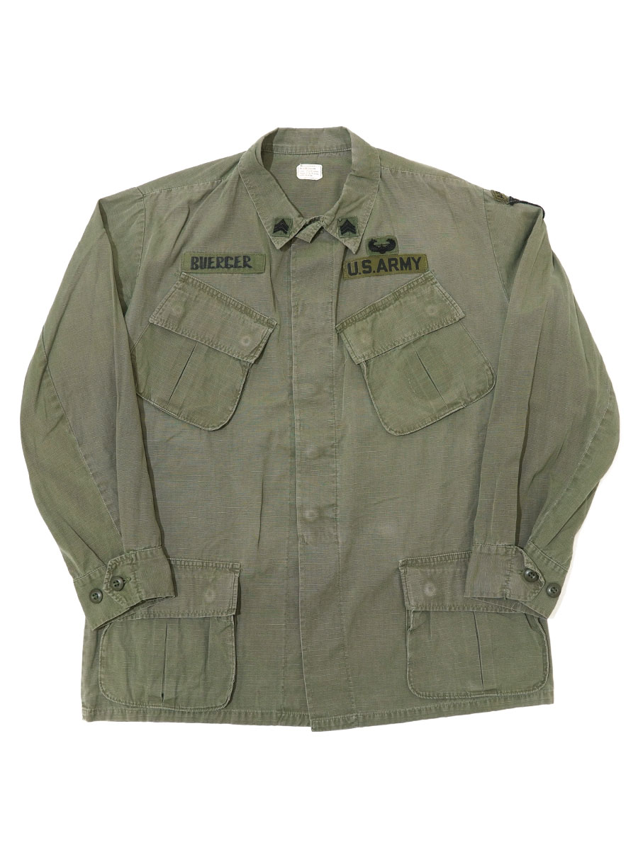 70 U.S.ARMY ジャングルファティーグジャケット 4th 表記(MEDIUM