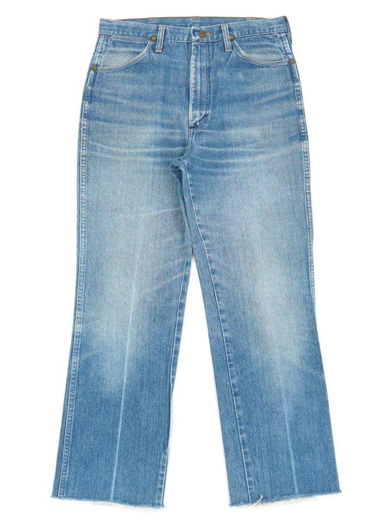 80's Wrangler デニムパンツ 良色落ち 実寸(W31.5 L28位) カットオフ