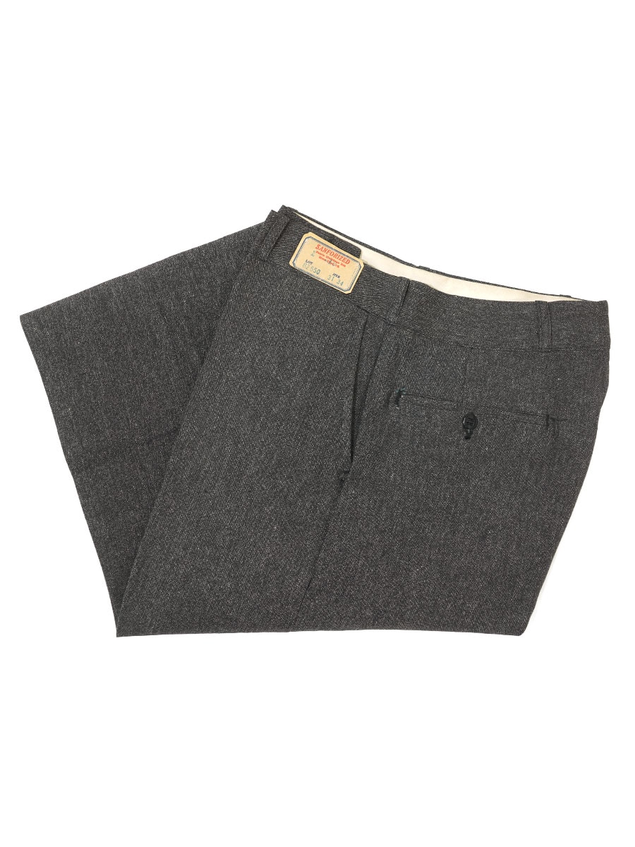 40's～ Perfection Supply Co. ブラックシャンブレー ワークパンツ