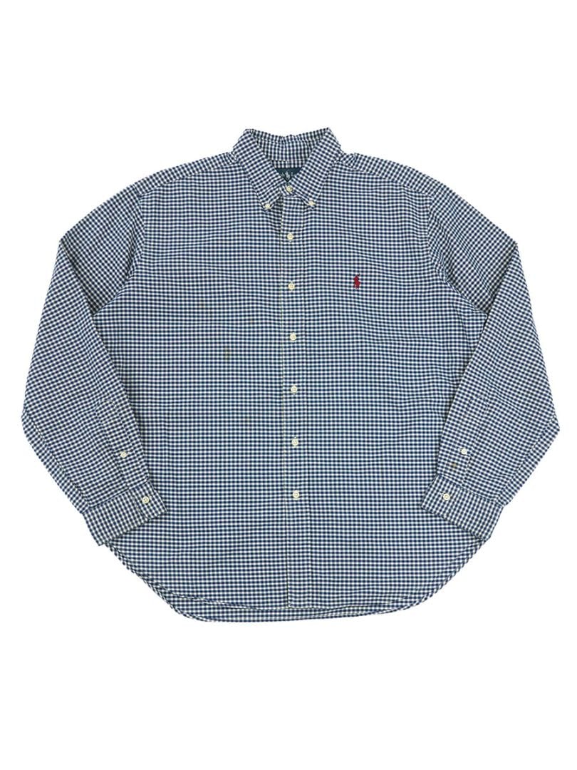 ラルフローレン CLASSIC FIT ギンガムチェック柄 ロングスリーブ B.D.