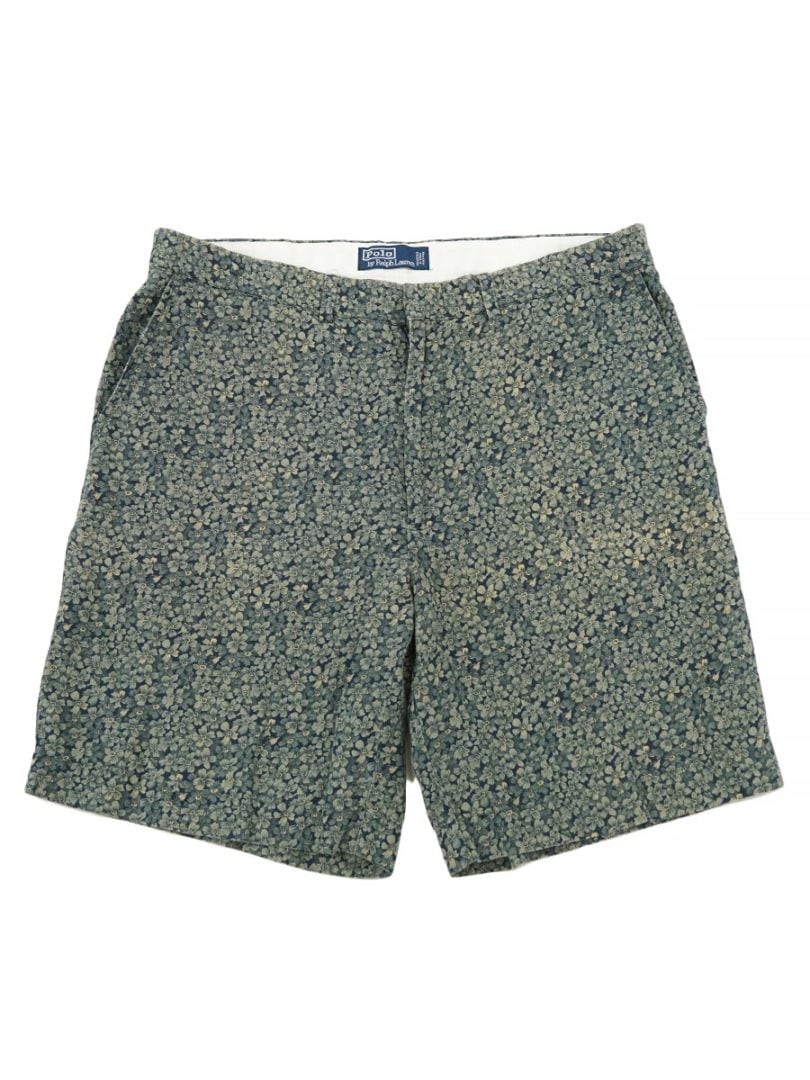 ラルフローレン リネン×コットン フラワー総柄 ショーツ 表記 (36) 