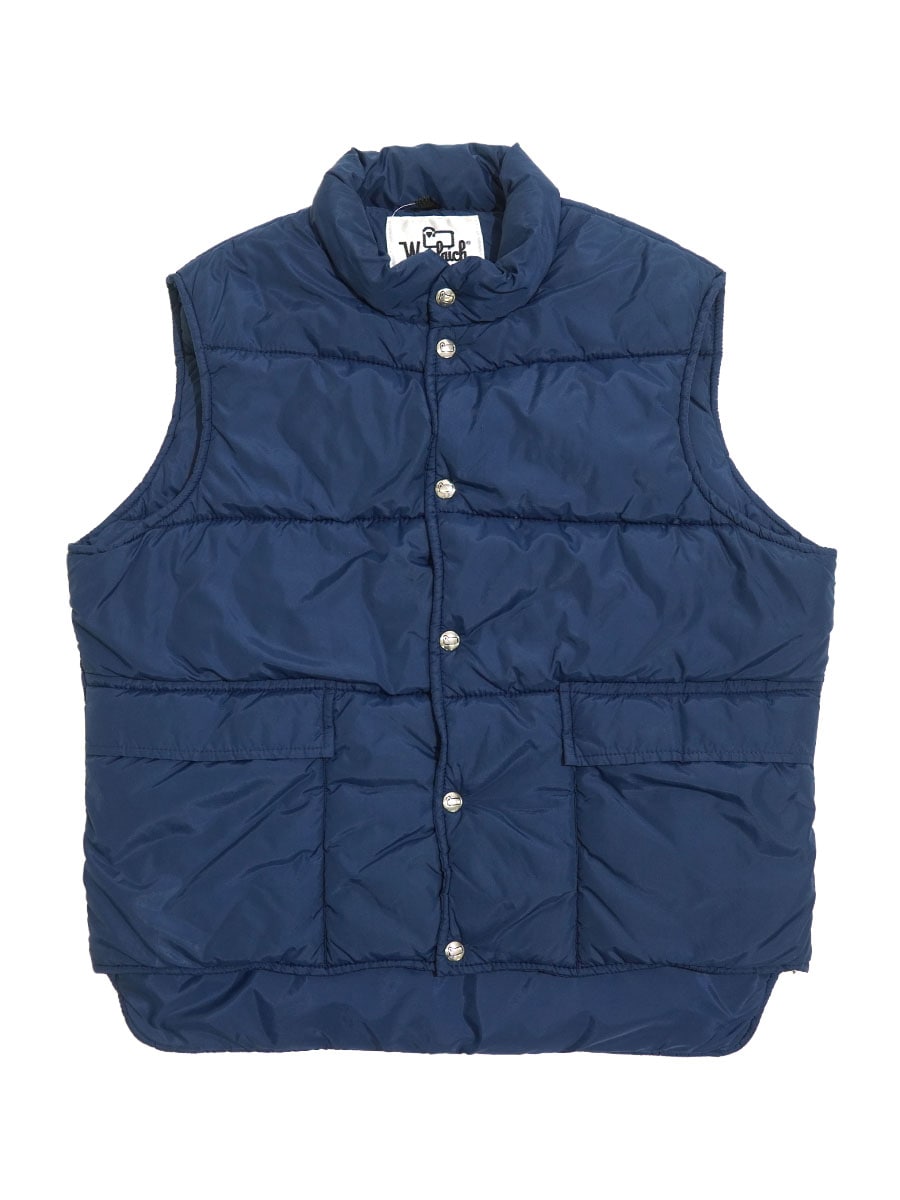 80's Woolrich 2ポケ 中綿ナイロンベスト ネイビー 表記(L) | NEW ITEM