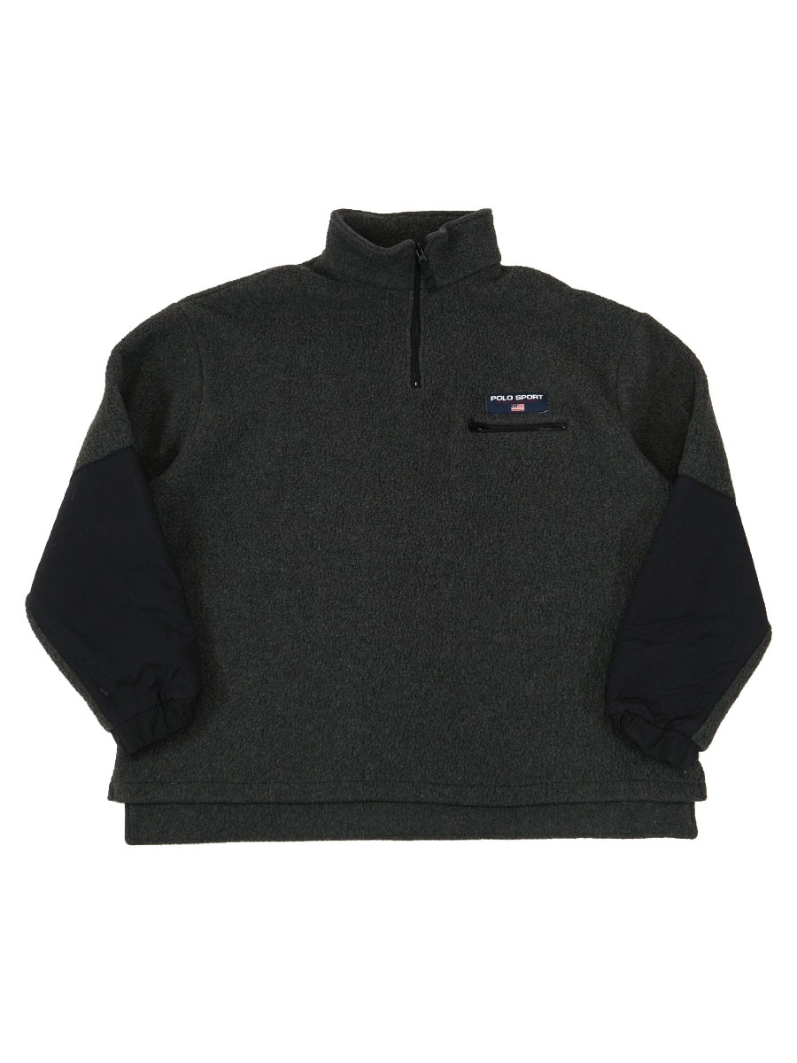 POLO SPORT フリースジャケット グレー 表記(XXL) USA製