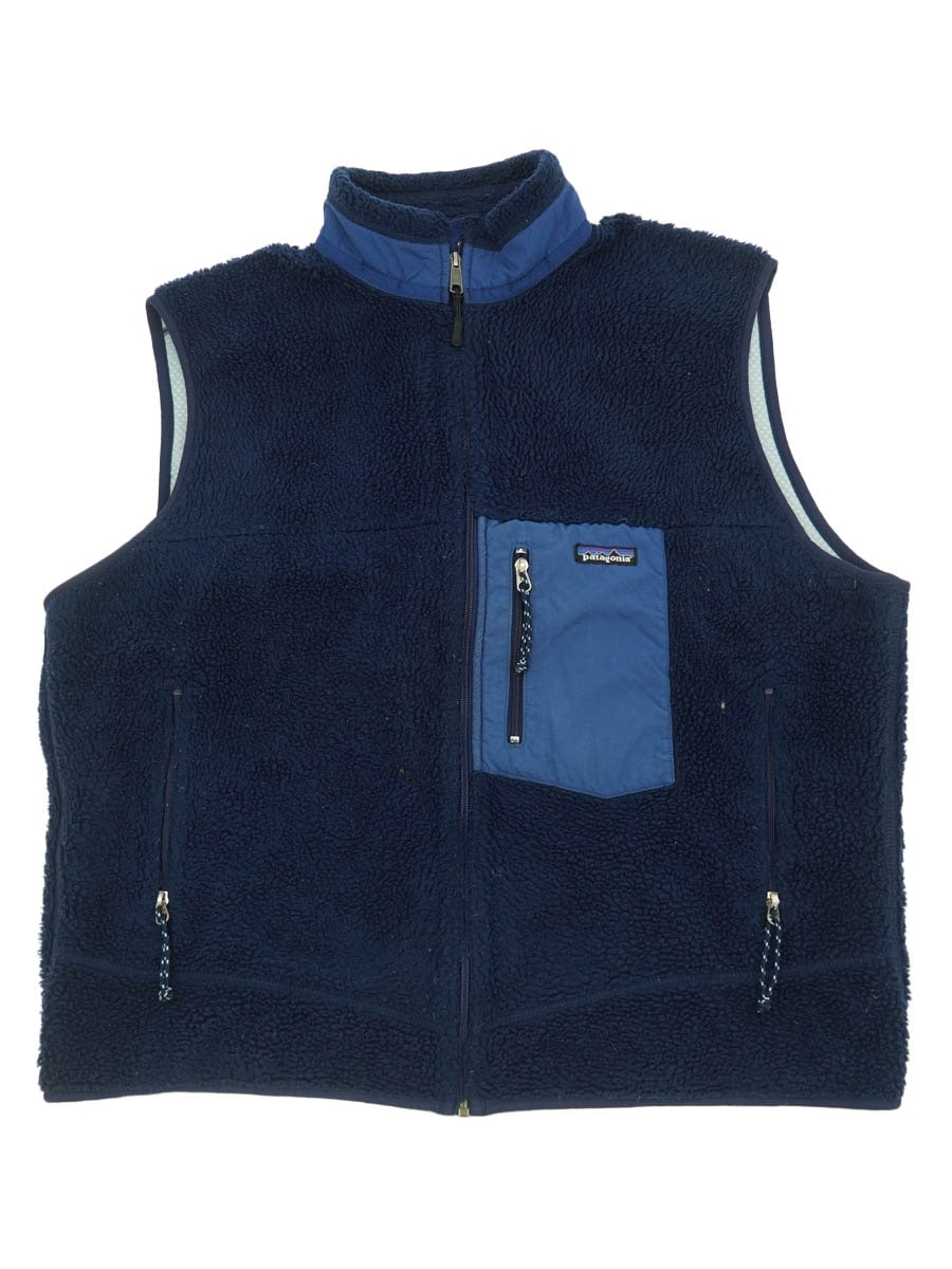 '99 パタゴニア レトロＸベスト クラシックネイビー 表記(XXL) USA製