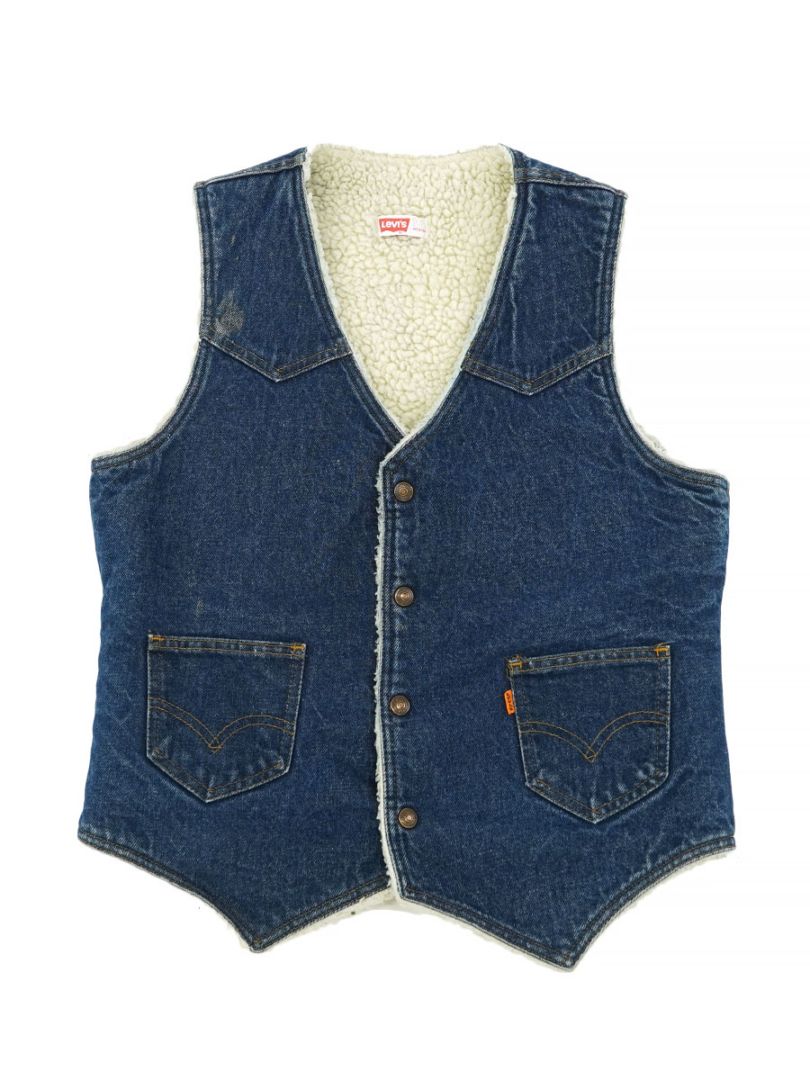 70's Levi's 60607 デニムボアベスト 表記(M)