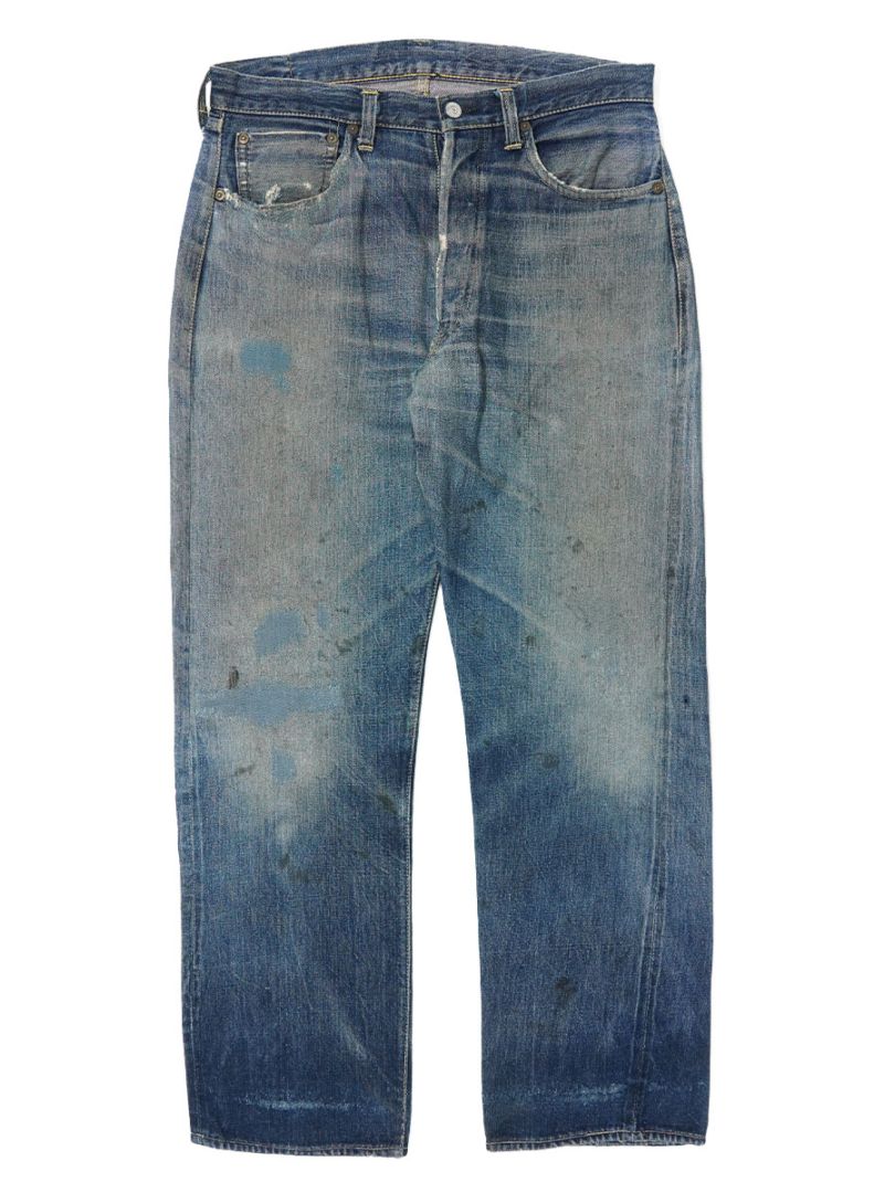 40's Levi's 501XX 片面タブ デニムパンツ 良雰囲気 実寸(W34 L32) レザーパッチ残り
