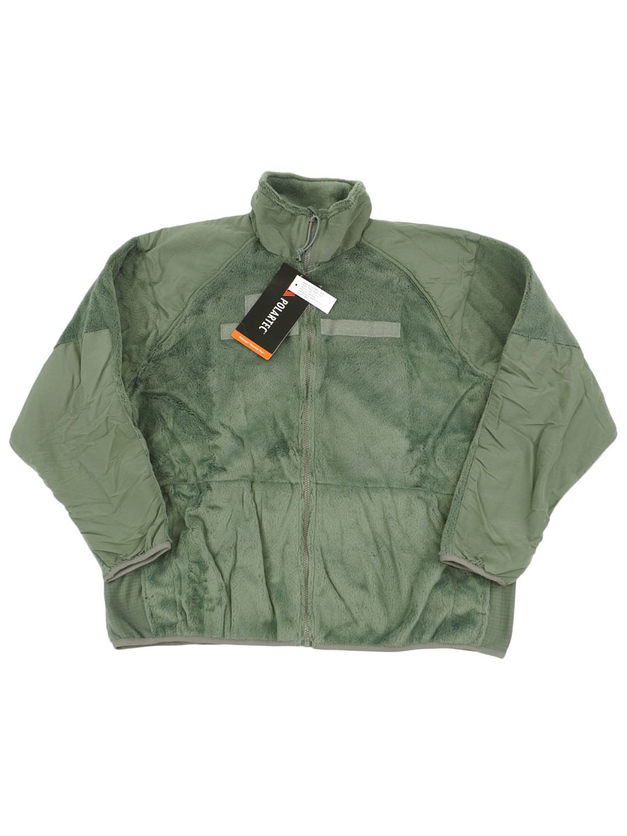 '10 ECWCS GEN3 LEVEL3 POLARTEC フリースジャケット フォリッジグリーン 表記(XLARGE REGULAR) NOS