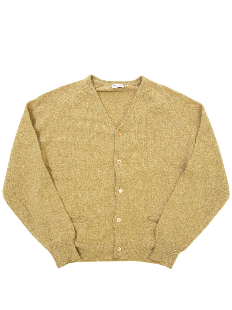 60's～ McGREGOR 100％Lambs Wool ニットカーディガン ブラウン