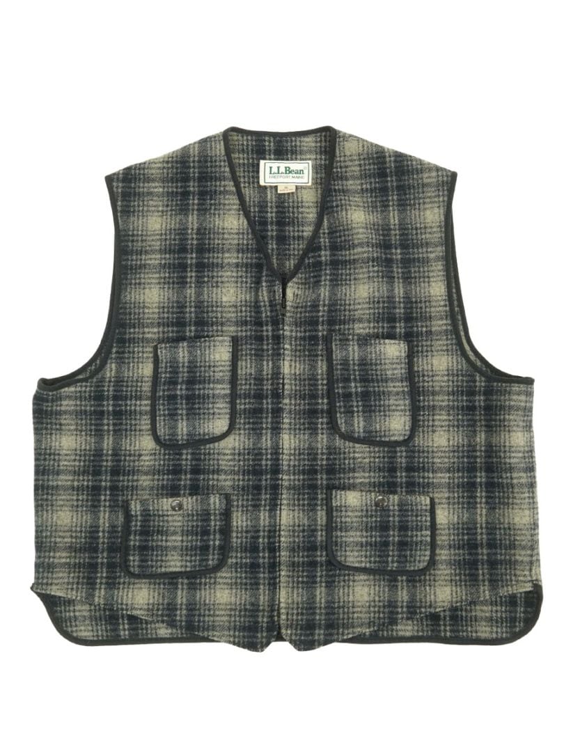 80's L.L.Bean チェック柄 ウールベスト 表記(XL) USA製 | WEB SPECIAL 80's L.L.Bean チェック柄 ウールベスト 表記(XL) USA製 | WEB SPECIAL