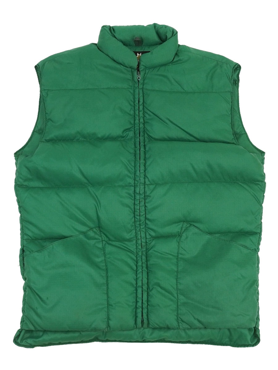 70's ALPINE DESIGNS リップストップ ダウンベスト グリーン 表記(L