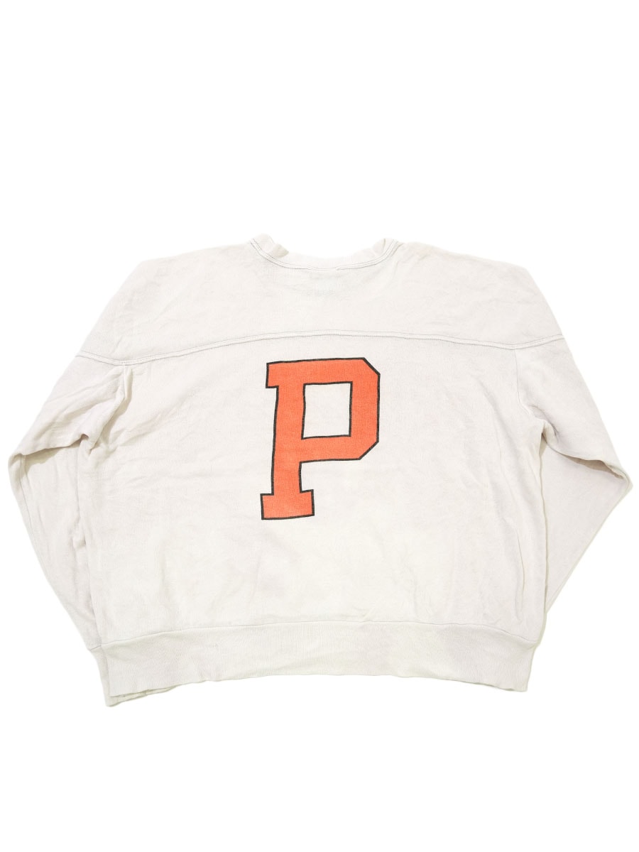 90's 青刺繍タグ チャンピオン ''PRINCETON'' 両面染み込みプリント