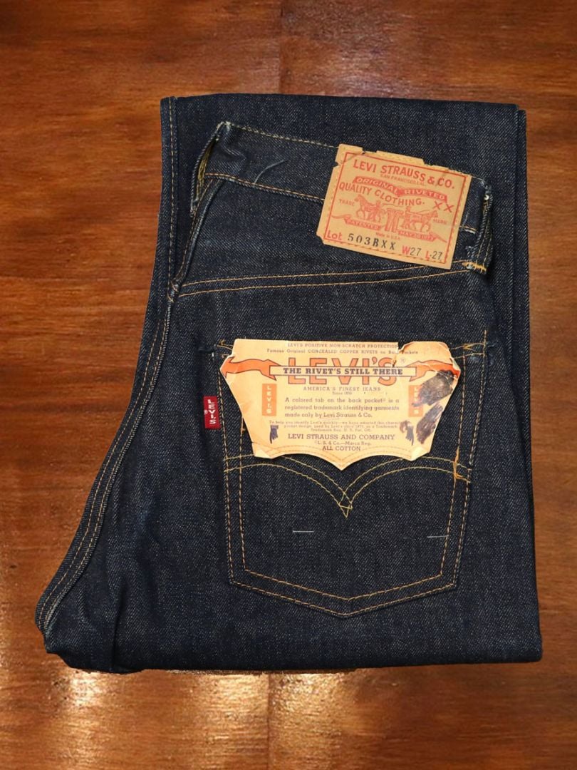 1960s DEAD STOCK , LEVIS 503BXX , Size W27 L27