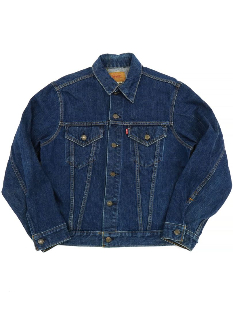 ガ*線様 Levi's 70505 big E デニムジャケット 38-40相当 60's～ Levi's 70505 BIG-E デニムJKT 濃青 表記(44) パッチ残り | NEW